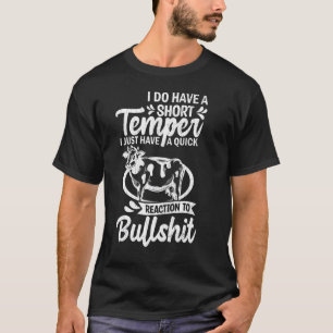 T-shirt N'Ayez Pas De Mauvaise Humeur  Vaches Mignonnes An