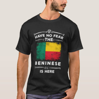 T-shirt N'Ayez Pas Peur Que Les Béninois Soient Ici Hallow