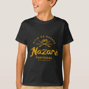 T-shirt Nazare Portugal Surf Vintage Rétro