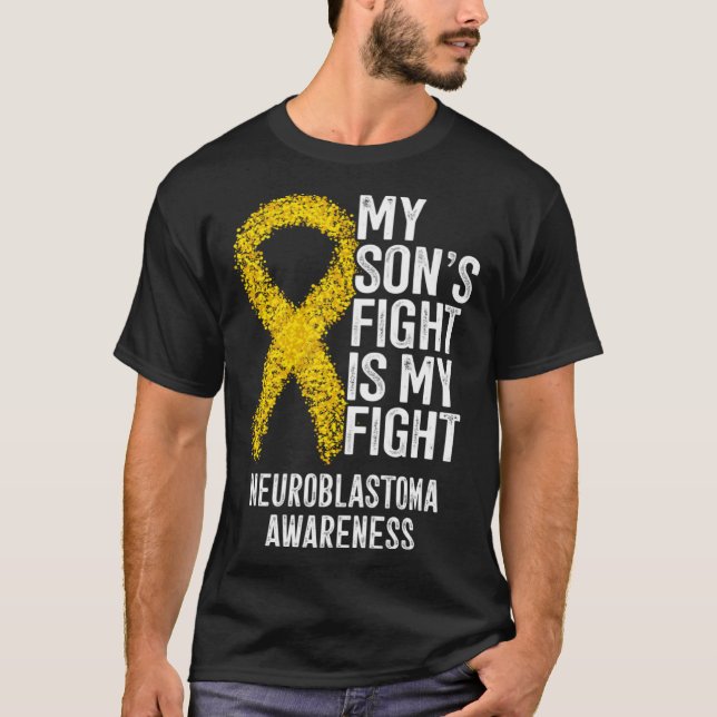 T-shirt NB Le combat de mon fils est mon combat Neuroblast (Devant)