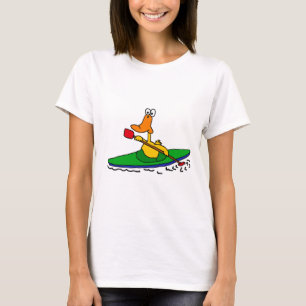 T-shirt NC canard Kayaking drôle