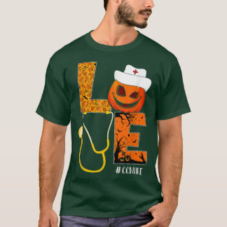 T-shirt NCCN Infirmière Amour Infirmière Vie Halloween Cit