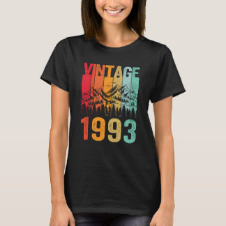 T-shirt Né 30e Anniversaire Mens Vintage 1993 Naissance à