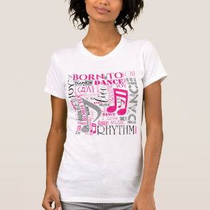 T-shirt Né à Dance Pink/Black ID277