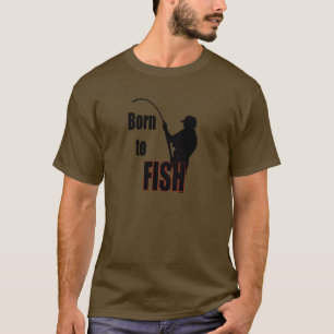 T-shirt Né à Fish