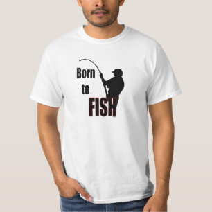 T-shirt Né à Fish