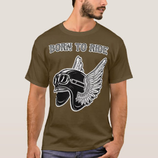 T-shirt Né à Ride