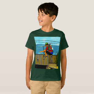 T-shirt Né à Scoot - Stunt Scooter Boy