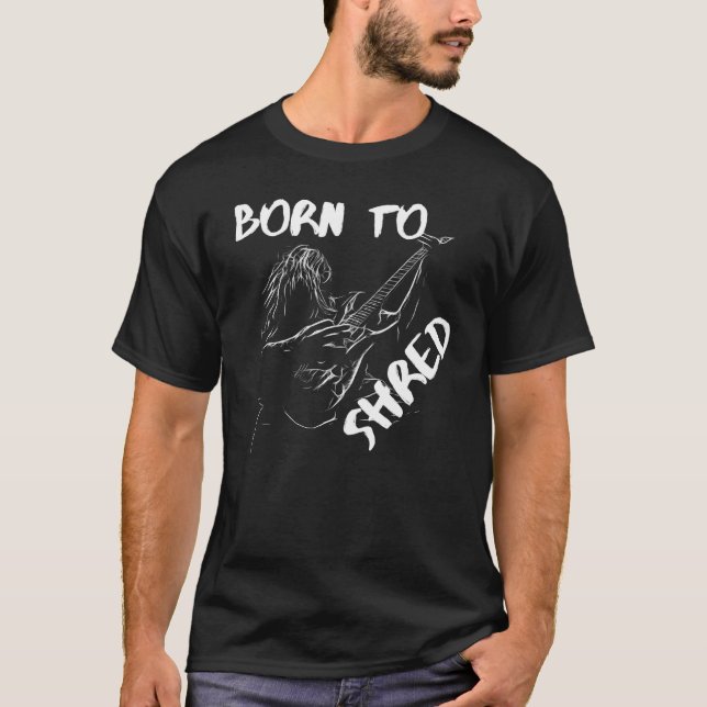 T-shirt Né à Shred (Devant)