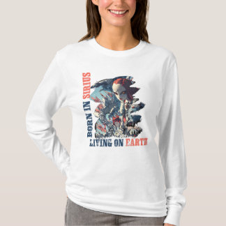 T-shirt Né À Sirius, Vivant Sur Terre
