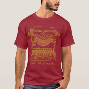 T-shirt Ne calcule pas (moutarde)