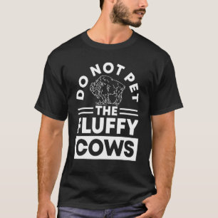 T-shirt Ne Caressez Pas Les Vaches Douces Bison Parc Natio