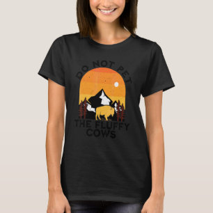 T-shirt Ne Caressez Pas Les Vaches Douces Bison Yellowston