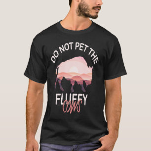 T-shirt Ne Caressez Pas Les Vaches Douces Hommes Femmes Bi