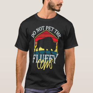 T-shirt Ne Caressez Pas Les Vaches Douces Hommes Femmes Bi