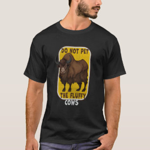 T-shirt Ne Caressez Pas Les Vaches Douces Hommes Femmes Bi