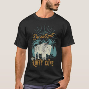 T-shirt Ne Caressez Pas Les Vaches Douces Hommes Femmes Mo