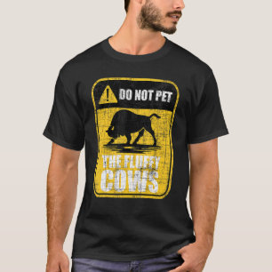T-shirt Ne Caressez Pas Les Vaches Fluffy Bisons Buffles
