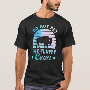 T-shirt Ne Caressez Pas Les Vaches Poilues Bison Parc Yel