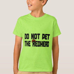 T-shirt Ne choyez pas le roux (avec la perruque)