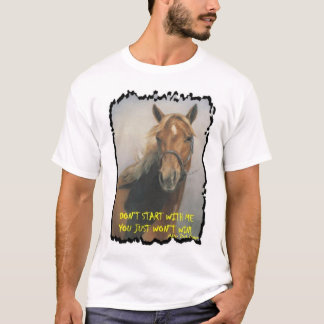 T-shirt Ne commencez pas