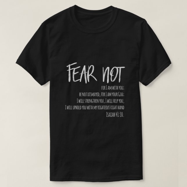 T-shirt Ne craignez pas Isaïe (Design devant)