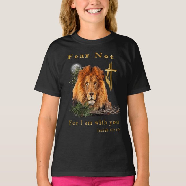 T-shirt Ne crains pas Ésaïe 41:10 (Devant)