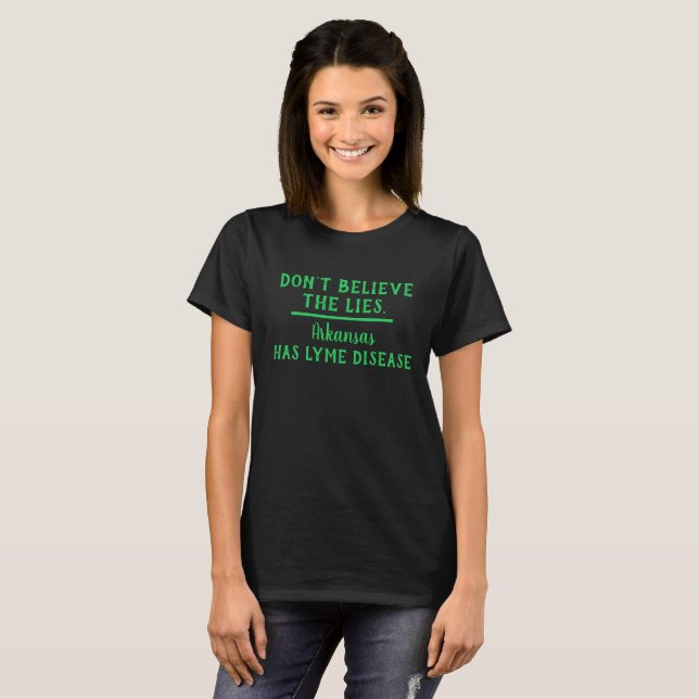 T-shirt Ne croyez pas les mensonges…. (Devant entier)