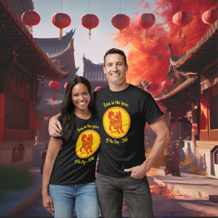 T-shirt Né dans l'année du Nouvel An chinois chien