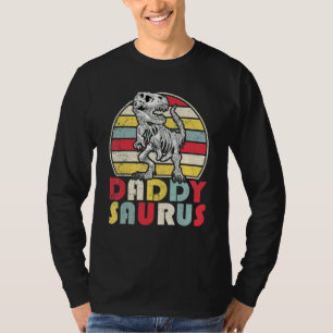 T-shirt Ne Déconne Pas Avec Daddysaurus Tu Vas Prendre Un