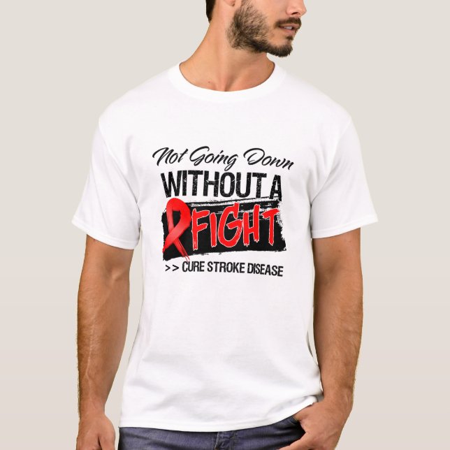 T-shirt Ne descendant pas sans combat - la maladie de (Devant)