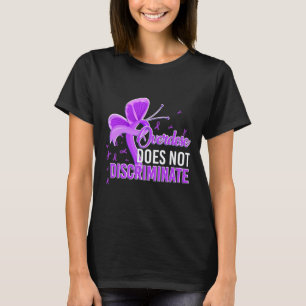 T-shirt Ne Discrimine Pas Le Ruban De Sensibilisation Au V