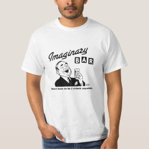 T-shirt Ne doit pas être la pièce en t imaginaire de barre