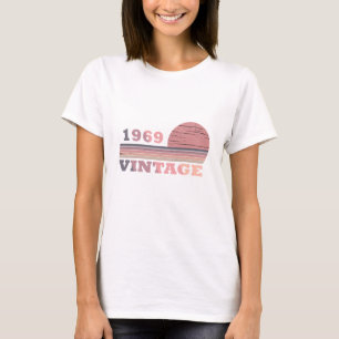 T-shirt Né en 1969 anniversaire vintage