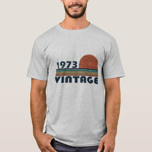 T-shirt Né en 1973 cadeau d'anniversaire vintage
