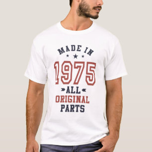 T-shirt Né en 1975 Anniversaire