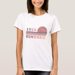 T-shirt né en 1976 cadeau d'anniversaire vintage