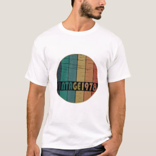 T-shirt Né en 1978 anniversaire vintage