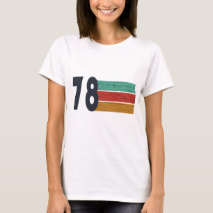 T-shirt Né en 1978 cadeau d'anniversaire vintage