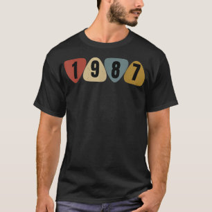 T-shirt Né En 1987 Guitariste Musique Onglet de guitare An
