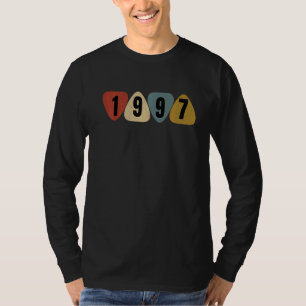 T-shirt Né En 1997 Guitariste Musique Onglet de guitare An
