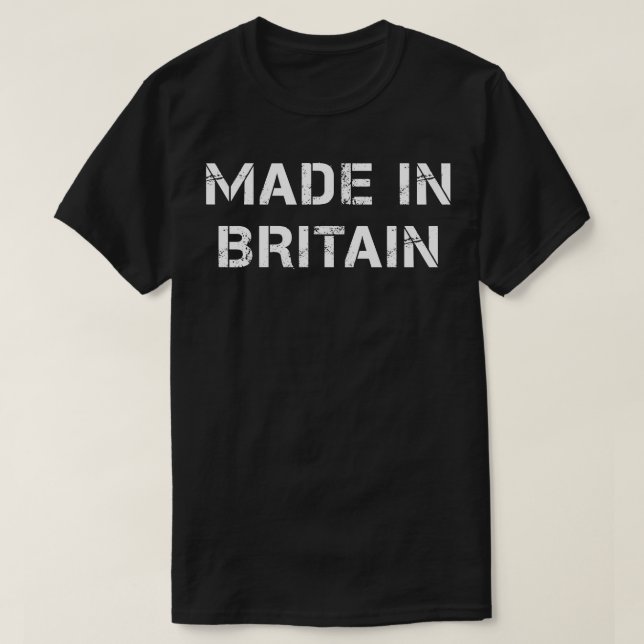 T-shirt Né en Angleterre (Design devant)
