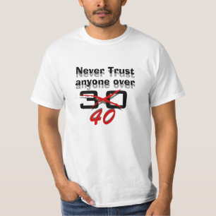 T-shirt Ne faites jamais confiance à n'importe qui plus d