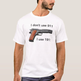 T-shirt Ne font pas l'utilisation 911