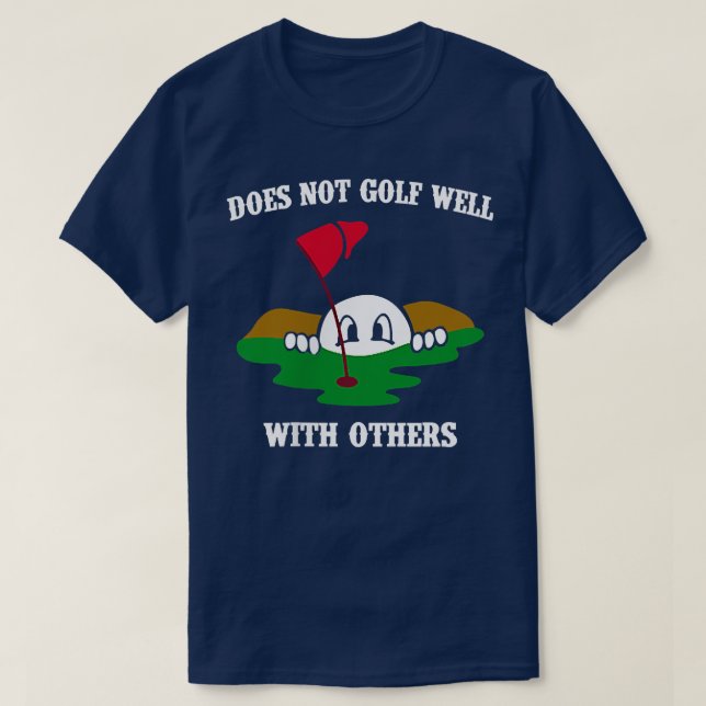 T-shirt Ne Golf Pas Bien Avec D'Autres Gol D'Amour De Poit (Design devant)