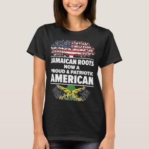 T-shirt Né Jamaïcain Jamaïque États-Unis Citoyenneté