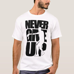 T-shirt NE JAMAIS ABANDONNER Badminton