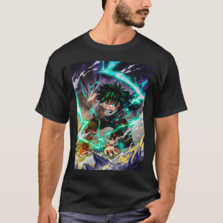 T-shirt ne jamais abandonner deku bnha