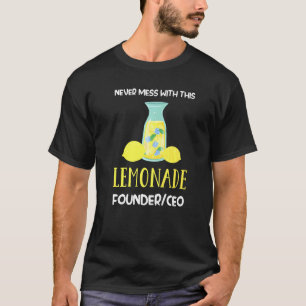 T-shirt ne jamais gâcher avec Lemonade lemonade buveur lim