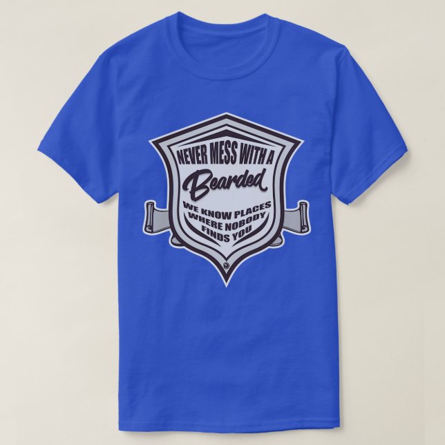 T-shirt Ne jamais gâcher avec un harcelé (Design devant)